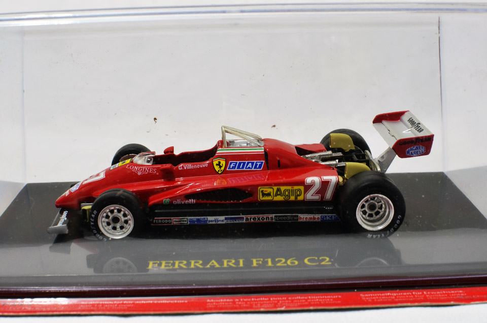 GILLES VILLENEUVE 1982 FERRARI 126C2 1:43